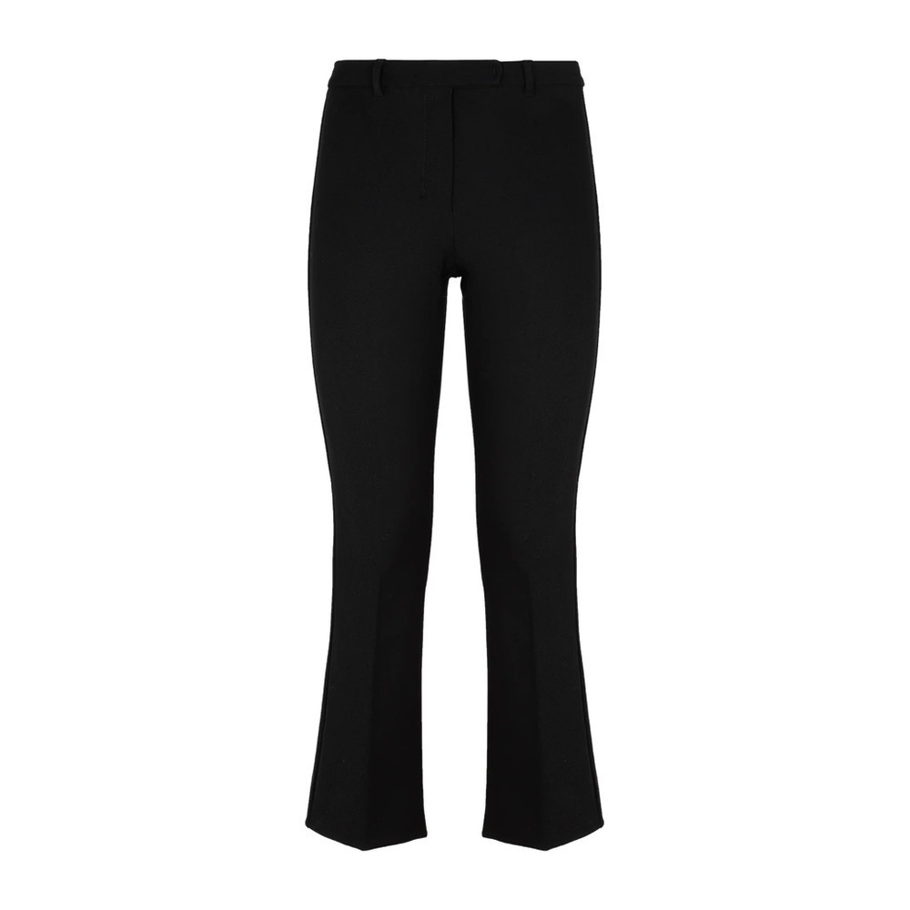 S’ Max Mara Black Straight Leg Trouser Pants